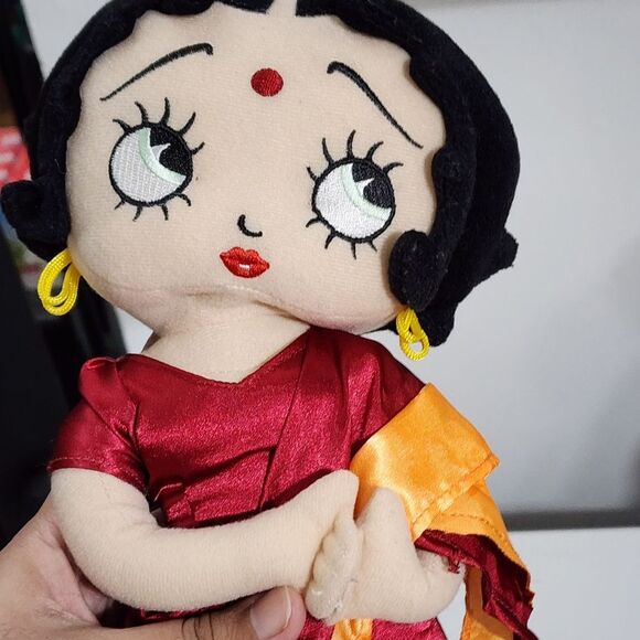 Betty Boop Indian Middle Eastern Red Dress Stuffed Animal Plush Toy Decor - Picture 12 of 12